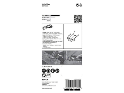 Product image 4 Bosch Power Tools 2608900019 Sawing Blade for oscillator   Starlock plunge saw blade PAIZ 32 AIT 
