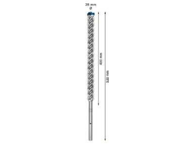 Produktbild 2 Bosch 2608900248 SDS Hammerbohrer EXPERT max 8X 28x400x520mm