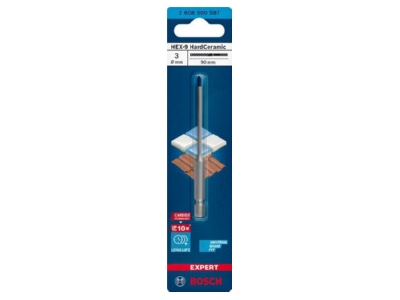 Produktbild 4 Bosch Power Tools 2608900587 Hard Ceramic Bohrer 3x90mm