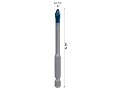 Produktbild 1 Bosch Power Tools 2608900590 Hard Ceramic Bohrer 6x90mm