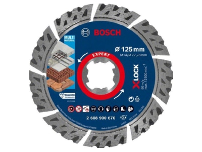 Produktbild 2 Bosch Power Tools 2608900670 Diamanttrennscheibe EXPERT MultiMaterial