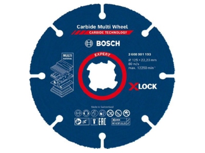 Produktbild 1 Bosch Power Tools 2608901193 EXPERT Carbide Multi X LOCK Trennscheibe