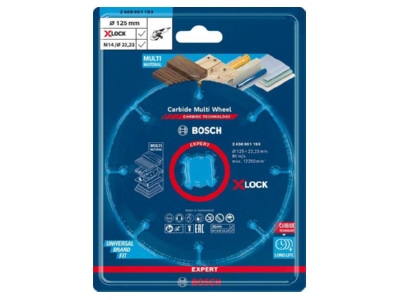 Produktbild 4 Bosch Power Tools 2608901193 EXPERT Carbide Multi X LOCK Trennscheibe