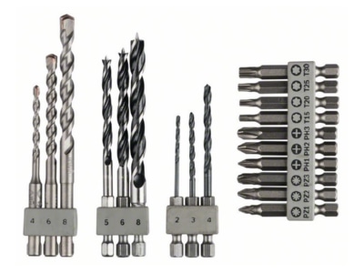 Produktbild 1 Bosch Power Tools 2609256989 Bohr  Bit Set 19 tlg UneoMixed