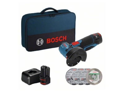 Produktbild 1 Bosch Power Tools GWS 12V 76 Akku Winkelschleifer 2 x 2 0 Ah Li Ion Ak