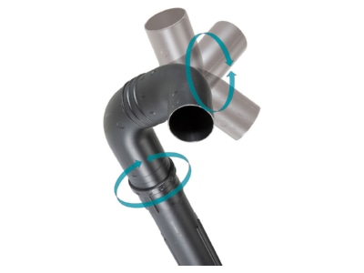 Detailansicht 4 Makita 191B03 8 Dachrinnen Reinigungsset