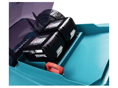 Product image detailed view 2 Makita DLM480PT2 Mower  battery 
