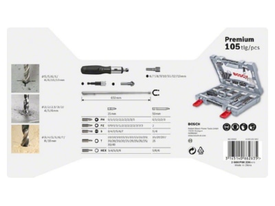 Produktbild 1 Bosch Power Tools 2608P00236 Bohrer  und Schrauber Set
