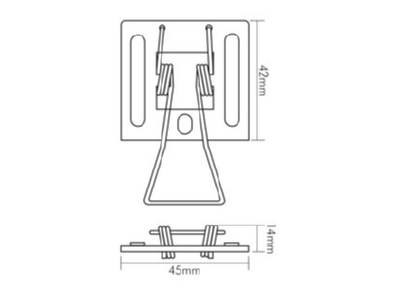 Mazeichnung Nobile 1560980001 Einbaufeder 2er Set