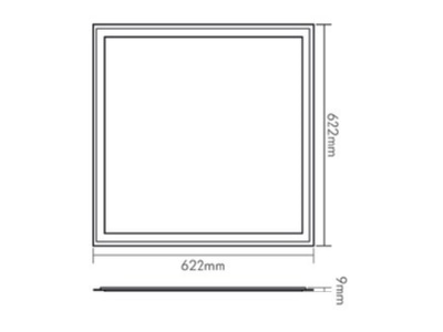 Ma�zeichnung Nobile 1570461710 LED Panel Q2S UGR19 4000K DALI