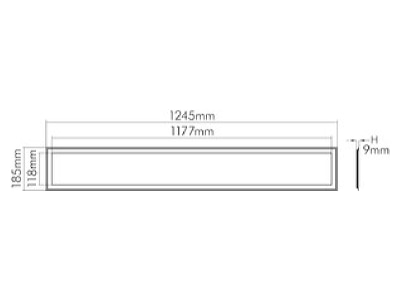 Ma�zeichnung Nobile 1570521110 LED Panel R1S 4000K dim 1 10V