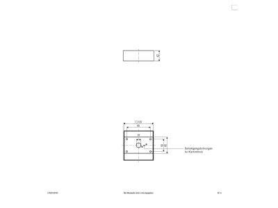 Ma�zeichnung EVN LPQD120140 LED Anbaupanel 4000K IP20 weiss