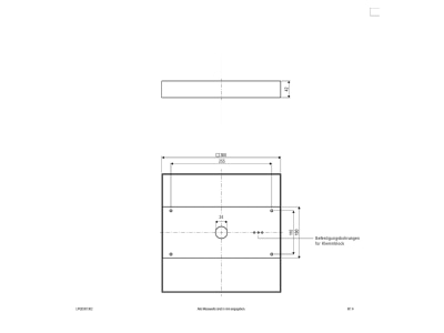 Ma�zeichnung EVN LPQD301302 LED Anbaupanel 3000K IP20 eds optik