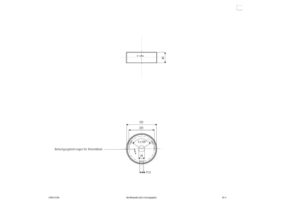 Ma�zeichnung EVN LPRD121340 LED Anbaupanel 4000K IP20 edelstahl optik