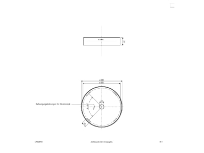 Ma�zeichnung EVN LPRD220102 LED Anbaupanel 3000K IP20 ws