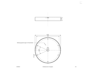 Ma�zeichnung EVN LPRD300102 LED Anbaupanel 3000K IP20 ws