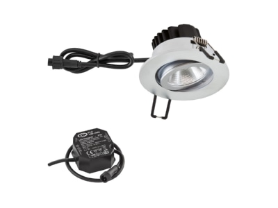 Produktbild EVN PC650N61540 LED Deckeneinbauleuchte 4000K IP65 chr mt