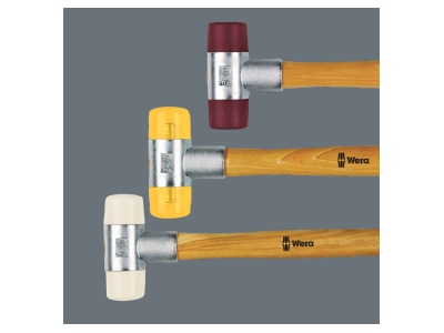 Detailansicht 4 Wera 101 Schonhammer Gr 3 Kopf aus Nylon