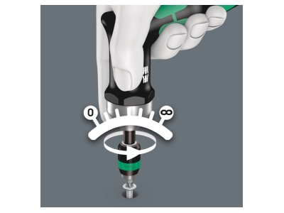 Detailed view 3 Wera 5074728010 Momentum wrench 1 4 inch
