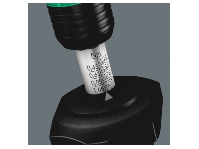 Detailed view 2 Wera 7400 Momentum wrench 1 4 inch
