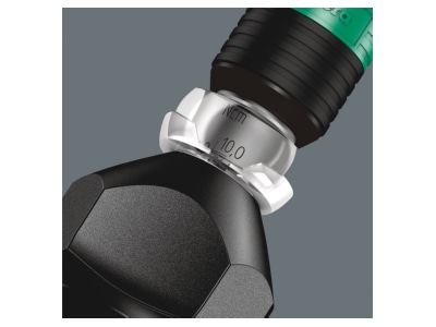 Detailed view 3 Wera 7400 Momentum wrench 1 4 inch
