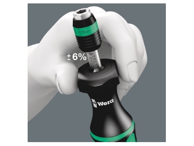 Detailed view 4 Wera 7400 Momentum wrench 1 4 inch
