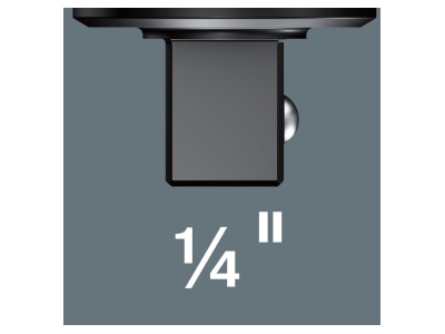 Detailed view 2 Wera 7772 A Ratchet 1 4 inch
