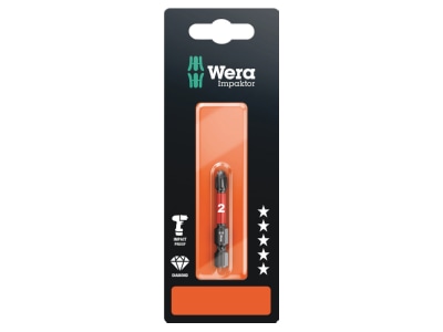 Produktbild Wera 851 4 IMP DC SB SiS Bit PH2x50mm