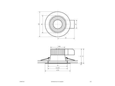 Ma�zeichnung EVN DSR54070125 LED Deckeneuchte CCT Switch  ML