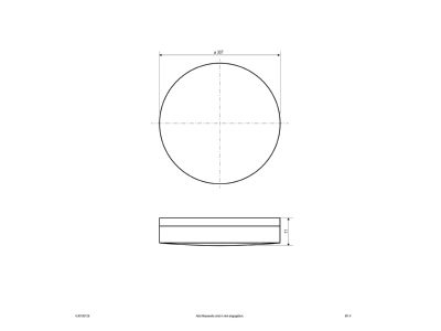 Ma�zeichnung EVN H30180125 LED Anbauleuchte IP54