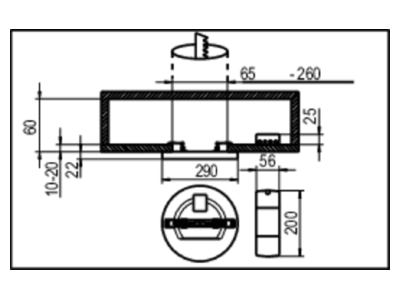 Ma�zeichnung Ridi Leuchten SARA290 0322095  377 LED Downlight 830 840 SARA2900322095  377