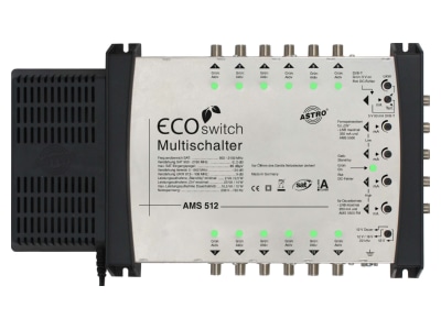 Detailed view 2 Astro Strobel AMS 512 Ecoswitch Multi switch for communication techn 