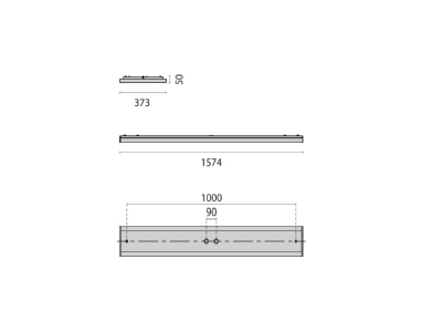 Mazeichnung Performance in Light 8630661613430 LED Anbauleuchte 4000K