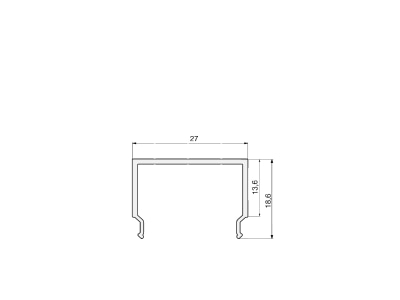 Dimensional drawing Radium ZTPA3121 Accessory for light rope