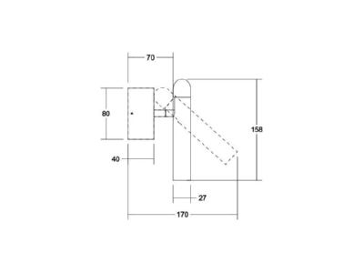 Ma�zeichnung Brumberg 10122173 LED Wandanbauleuchte 230V