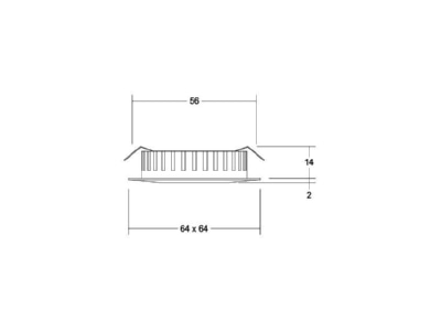 Ma�zeichnung Brumberg 12110024 LED Einbaudownlight 12V