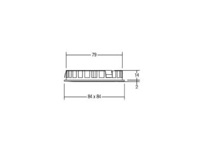 Ma�zeichnung Brumberg 12130024 LED Einbaudownlight 12V