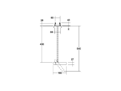 Ma�zeichnung Brumberg 12308173 LED Einbaustrahler 230V