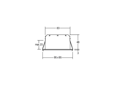 Ma�zeichnung Brumberg 38287173 LED Einbaustrahler 230V 3000K