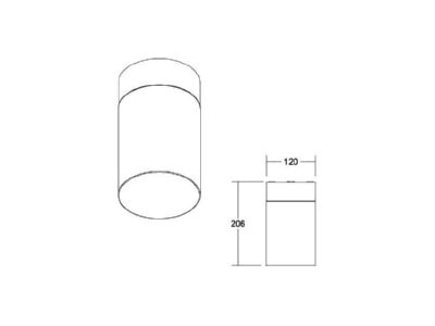 Ma�zeichnung Brumberg 60141180 Deckenleuchte