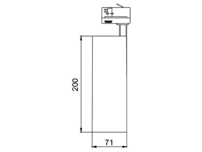 Ma�zeichnung Brumberg 88393685 LED Schienenstrahler