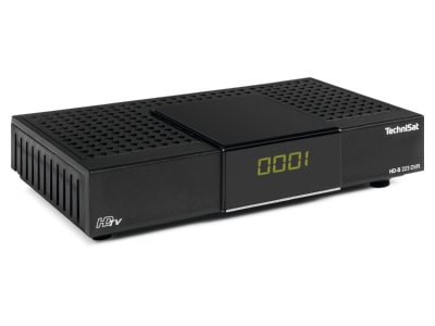 Ansicht schrg 1 TechniSat TECHNISATHDS223DVR DVB S HDTV Receiver sw