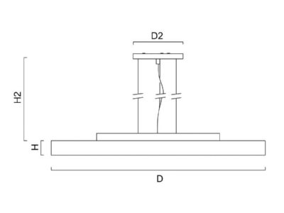 Line drawing SCHMITZ WILA 133 012 223 102 Ceiling  wall luminaire