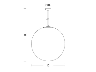 Line drawing SCHMITZ WILA 147 102 204 Pendant luminaire