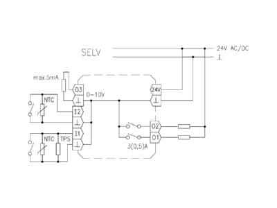 Wiring plan Alre it KTRRUu 257 456 59 Room clock thermostat 5   40 C   Climate control  KTRRUu 257 45659
