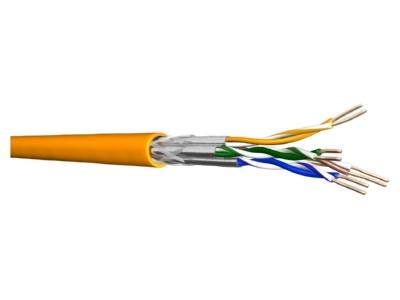 Produktbild Draka Comteq Cable 60011604 Eca T1000 UC900 HS23 Kat 7 orange 4P S FTP AWG23