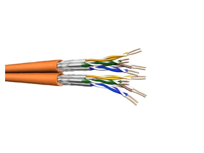 Produktbild Draka Comteq Cable 60044700 Eca T500 Communication Cable Kat 7 8P S FTP AWG23 orang