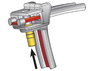 Dimensional drawing 1 Hellermann Tyton KR8 50 PA66 NA 50 Cable tie 8x500mm Colourless
