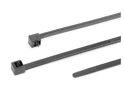Product image 2 Hellermann Tyton RELK2L PA66 BK 100 Cable tie 4 6x350mm black
