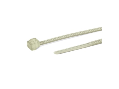 Product image Hellermann Tyton T18ROS PA66V0 WH 100 Cable tie 2 5x100mm white
